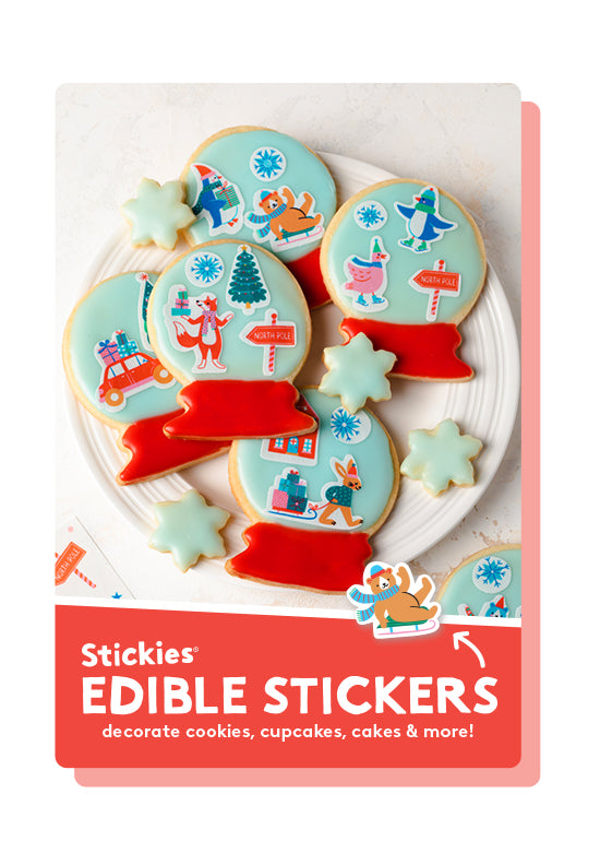 Stickies® Edible Stickers – Easy Gingerbread House Cookie Decorating – Make  Bake®