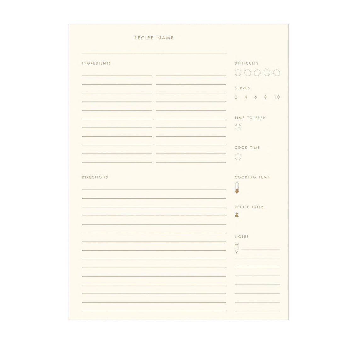 My Recipe Book: Blank Recipe Book To Write In: Collect The Recipes You Love In Your Own Custom Cookbook, (100-Recipe Journal And Organizer