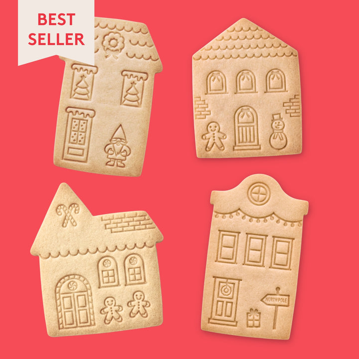 Stamp & Bake™ Holiday Village Cookie Craft Kit