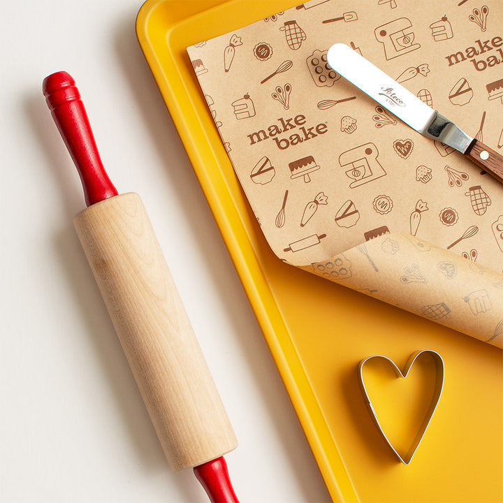 Holiday Village Cookie Making Gift Set with Rolling Pin