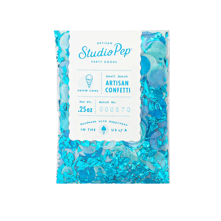 Table Confetti in Blue