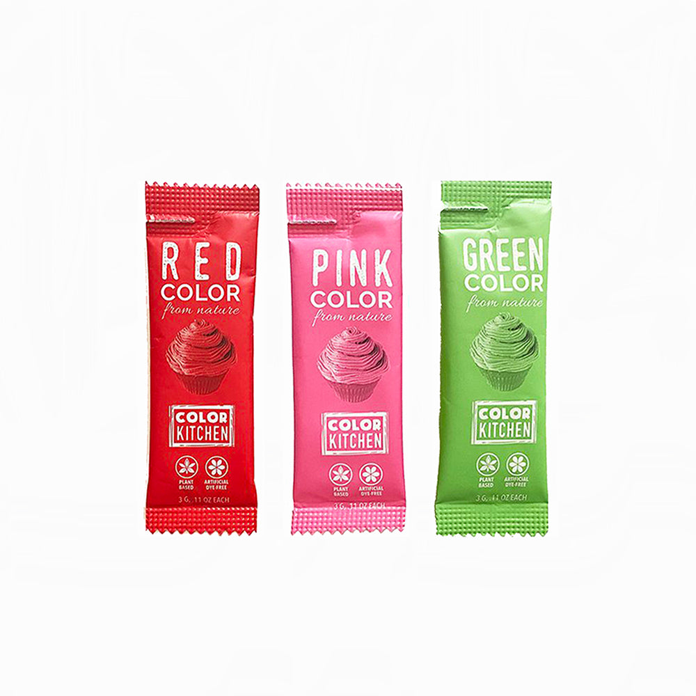 Natural Christmas Food Coloring (3 Pack)