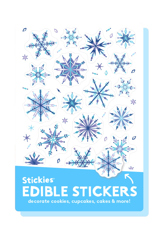 Snowfall Stickies® Edible Stickers