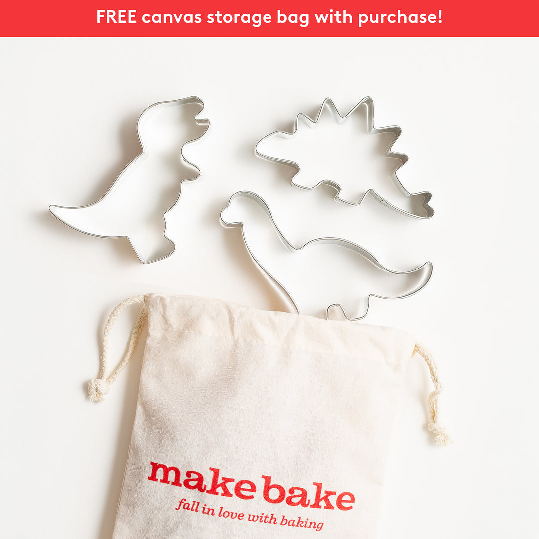 Dye-Free Valentine's Dinosaur Cookie Decorating Kit